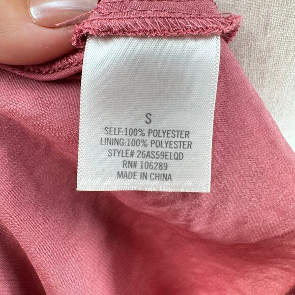 Y2K‎ Babydoll Dress Size S Pink Croquette Preppy Romantic Scoop Neck Midi Soft - Picture 8 of 13